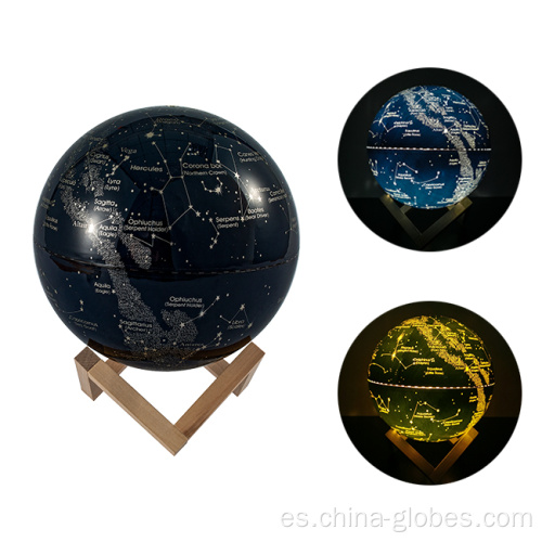 Lámpara de luna de escritorio de globo de luz nocturna de diseño